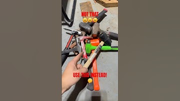 STOP Using the Wrong Hammer! #fyp #diyhacks #toolsteam #hammers #tooltips #construction #mechanic