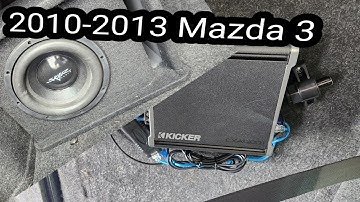 2010-2013 Mazda3 Mazda versterkerinstallatie