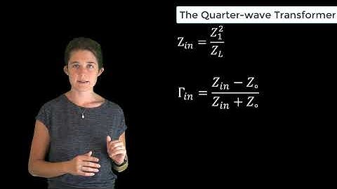 The Quarter Wave Transformer - Lesson 2