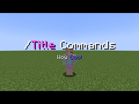 Minecraft 1.19: How To Use The Title Command