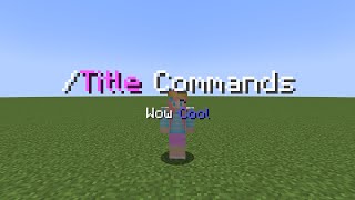 Minecraft 1.19: How To Use The Title Command