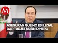 Murayama: entregar cartones o tarjetas sin dinero es de mal gusto pero no amerita sanción