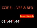 Ccie ei  routing basics  vrf  bfd