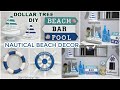 DOLLAR TREE DIY // NAUTICAL BEACH DECOR