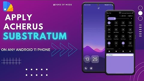 Install Acherus Substratum Theme In Any Android 10 & 11 Roms | Apply Substratum Themes On Android