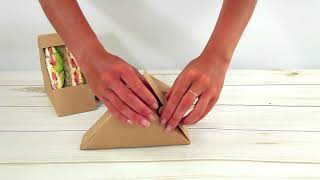 KRAFT SANDWICH BOX  US