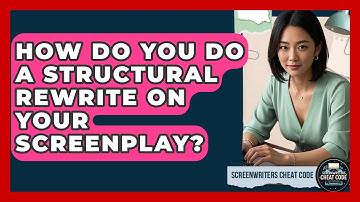 How Do You Do A Structural Rewrite On Your Screenplay? - Screenwriter