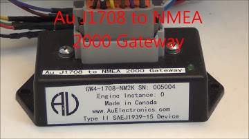 Au SAE J1708/1587 to NMEA 2000 Gateway: GW4-1708-NM2K -001