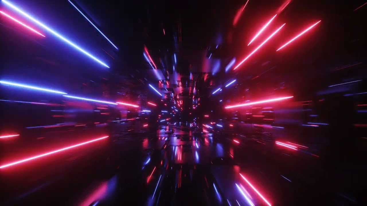 6 Hours 4K UHD Neon Cosmos Voyage Infinite Glow | Background Party