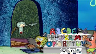 Squidward kicks out Dr Livesey Walk FULL Alphabet Lore which trying to get a pizza from Spongebob 2