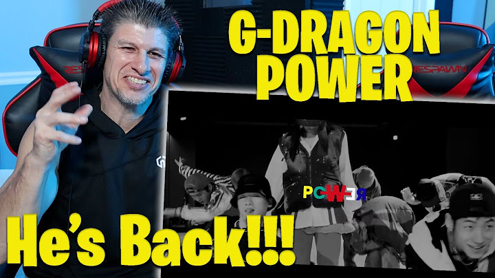G-DRAGON - 'POWER' Official Dance Practice Video REACTION