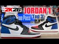 NBA 2K26 Shoe Creator - How to Make Jordan 1 High 'Top 3'