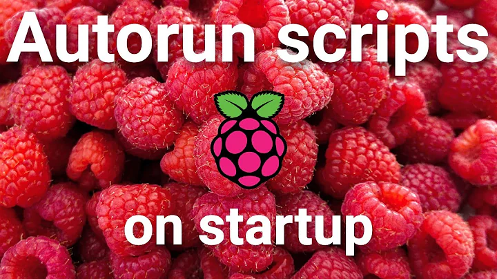 Auto run any script on startup for Raspberry Pi 4