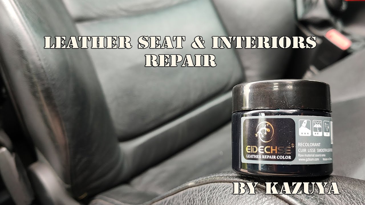 Leather seats and interiors easy repair YouTube