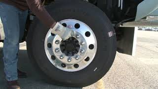 Mooney CDL Training - Pre-trip inspection how to perform a front tire check