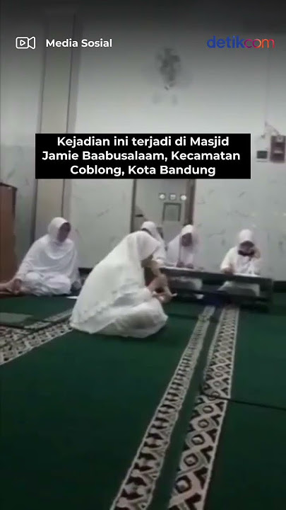 Detik-detik Wanita Bandung Meninggal Dunia saat Tadarus di Masjid