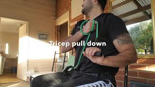 Full Achilles Rupture: Week 6 Seated workout and partial weight bearing update.