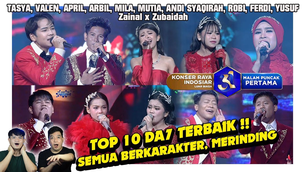 MERINDING !! Top 10 DA7 Zainal & Zubaidah. Mereka memang juara semua. Karakter beda beda.