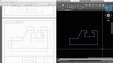 AI의 AutoCAD 17강-1 XLine, Offset, Trim, Extend 종합실습예제풀이