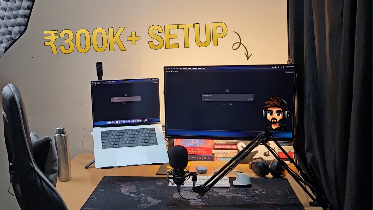 My ₹300k+ developer productivity setup - YouTube