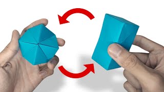 How To Make A Paper Magic Cube - Easy Origami Transforming