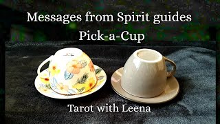 Coffee cup reading : Messages from your Spirit guides | Pick a Cup | Tarot with Leena