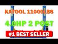 KATOOL 11000lbs 4.0HP 2 Post Lift Car Lift for Home/Shop/Garage Two Post - B0DXKT487G