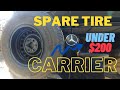 20072022 sprinter spare tire carrier install ts200 diy tire carrier review