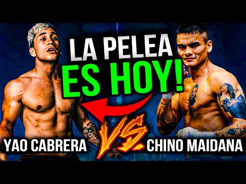 TODAY IS THE FIGHT: YAO CABRERA vs CHINO MAIDANA! ❌