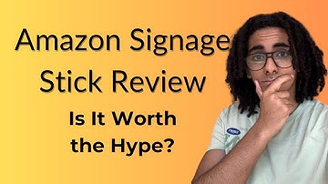 2024 Amazon Signage Stick Review  Is It Worth the Hype?