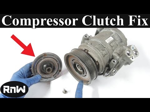 How to Remove and Replace an AC Compressor Clutch and Bearing - Quick Version