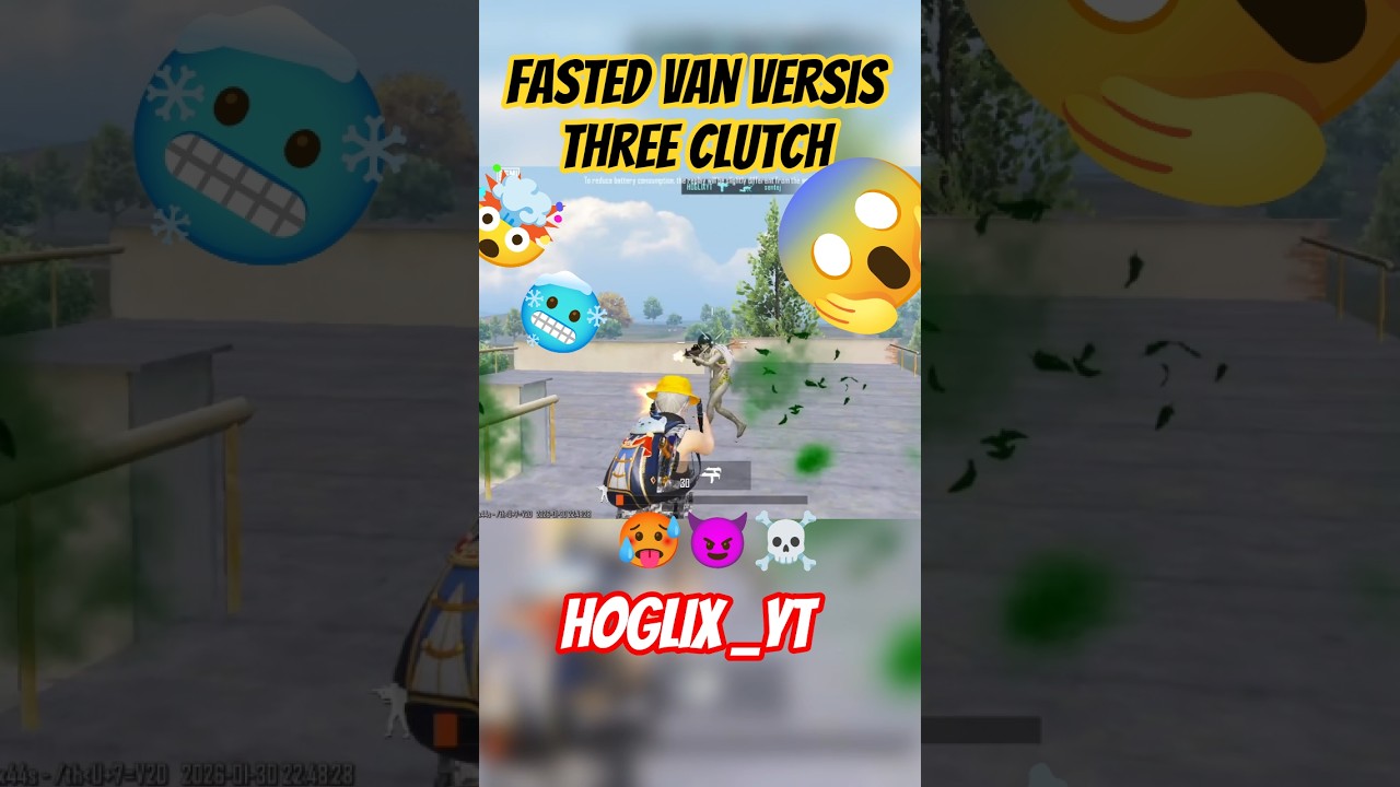 fasted one versus 3 clutch 🥵😱🤯 #trendingshortvideo #bgmi #allYoTubeusers