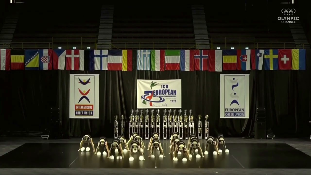 2023 ICU Europeans Pom - Team Norway Sirens Senior Elite