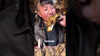 Eating Boiled Beef Ribs #food