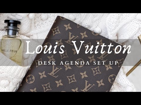 Louis Vuitton Monogram Agenda Bureau Note Cover Notebook Cover