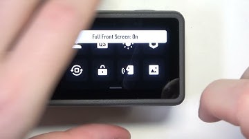 DJI OSMO Action 3 - How To Enable & Disable Full Front Screen Mode