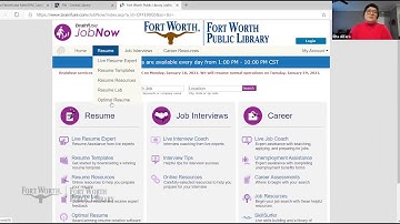 JobNow Tutorial | Fort Worth Public Library