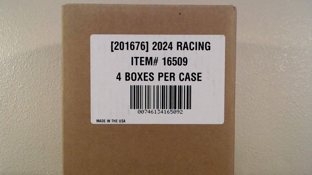 2024 Panini National Treasures Racing 1 case 4 box break Ebay 4/25/25