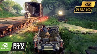 Epic Train Chase Finale! UNCHARTED: Legacy of Thieves Collection Ending [4k 60Fps]