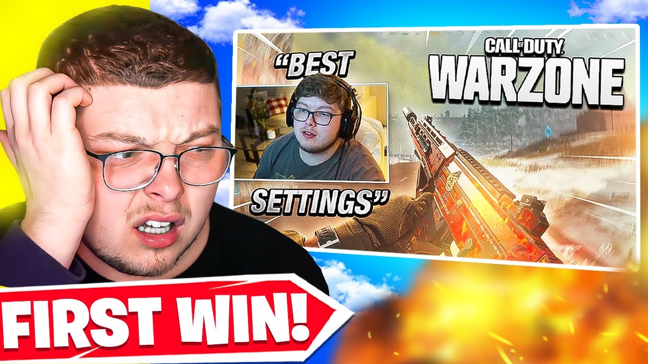 REACTING to my First EVER Warzone Battle Royale Win/Video 🤯