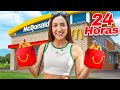 Sobreviviendo 24 horas con comida de McDonald&#39;s | Carolina Díaz