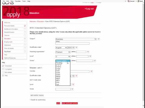How to complete your UCAS Form - Education - Vocational Input