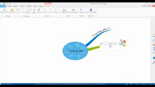 Hướng dẫn vẽ bản đồ tư duy xuất ra file Powerpoint