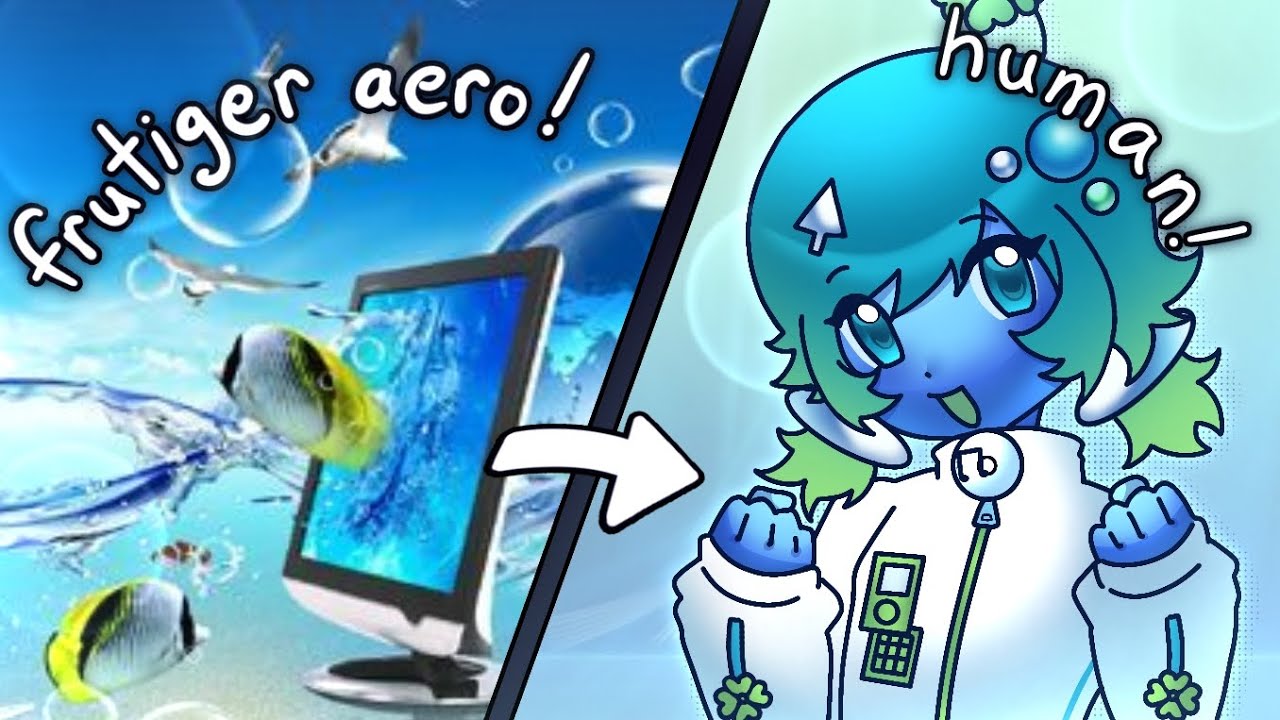 🌎 Превращаем поджанры Frutiger Aero в ПЕРСОНАЖЕЙ! ₊˚ .𖥔 | Ibis paint x