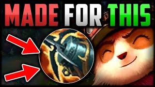 TEEMO WAS MADE FOR THIS... (Best AD TEEMO Top Build) How to Play Teemo AD Top  League of Legends