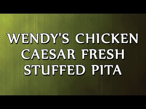 Wendy's Chicken Caesar Fresh Stuffed Pita | RECIPES | EASY TO LEARN