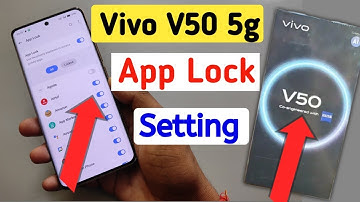 How to lock apps in Vivo v50 5g/ Vivo v50 5g me app lock kaise kare/app lock setting