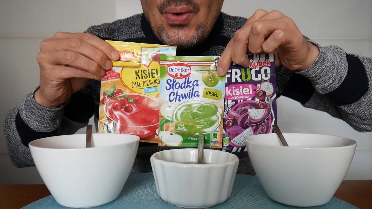 ASMR PO POLSKU Kisiel Taste Test Traditional Polish Dessert YouTube