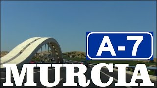 A-7 Murcia , AUTOVÍA DEL MEDITERRÁNEO Tramo: alrededor de Murcia , Región de Murcia.