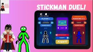 Playing stick man duel (classroom 6x)